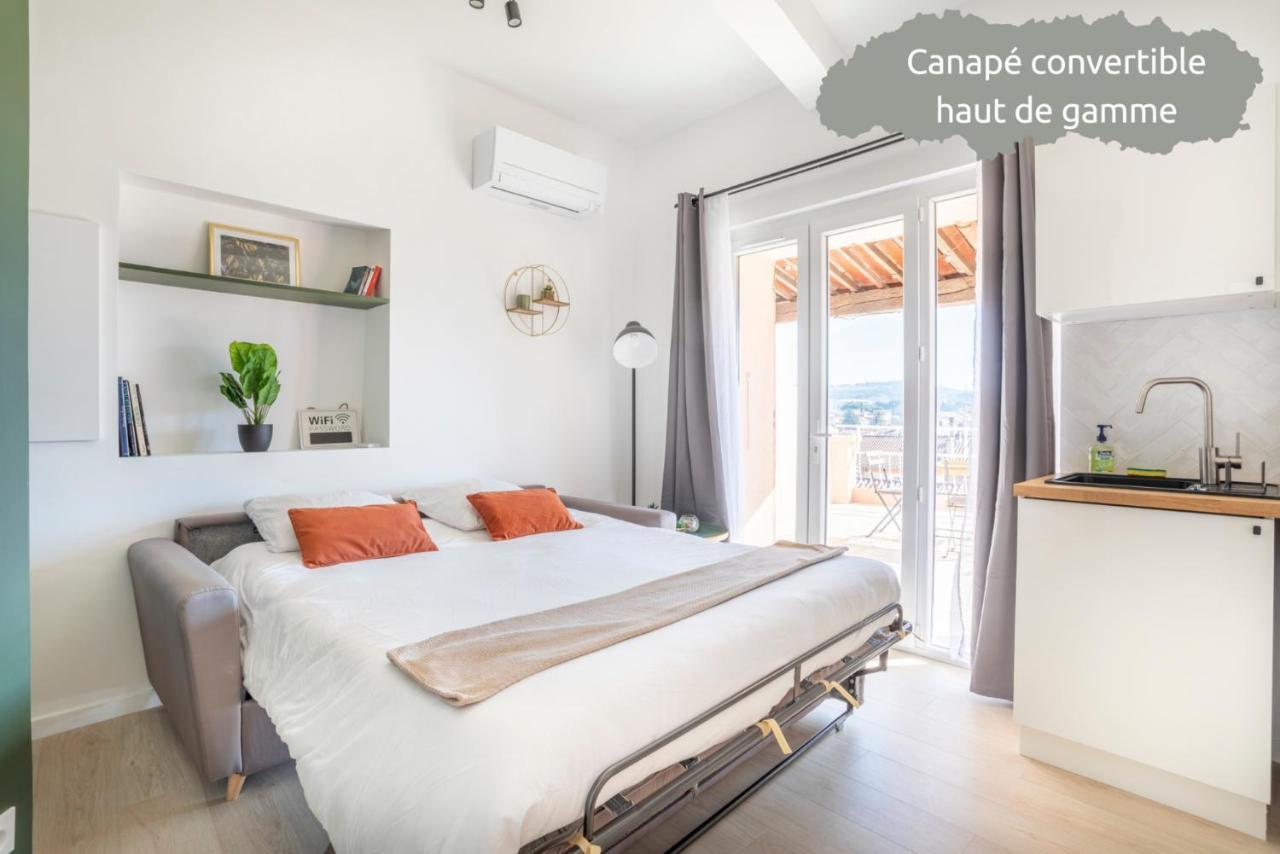 Mont Ventoux - Terrasse - Vue Degagee - Linge De Qualite - Fibre - Confort Гарданн Екстер'єр фото